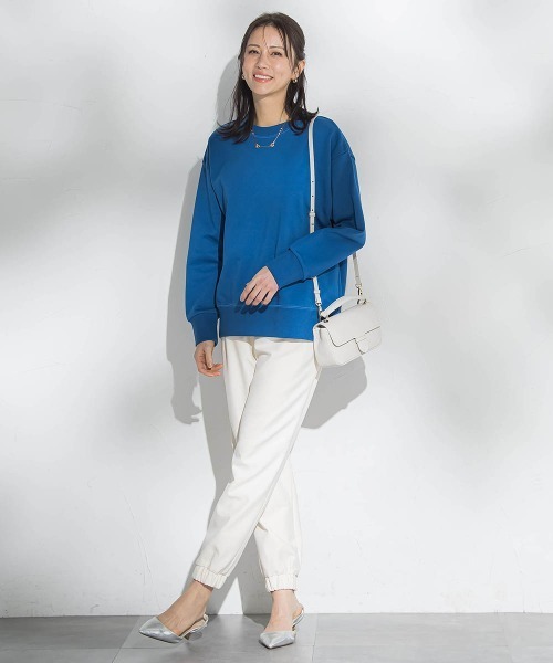 LAUTREAMONT(ロートレアモン)の「【WEB限定】バックプレートカットソー(Tシャツ/カットソー・レディース・チャコールグレー/ブルー/アイボリー/ベージュ・9号/11号)」の1枚目の写真