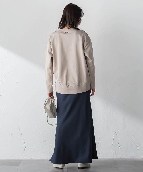 LAUTREAMONT(ロートレアモン)の「【WEB限定】バックプレートカットソー(Tシャツ/カットソー・レディース・チャコールグレー/ブルー/アイボリー/ベージュ・9号/11号)」の9枚目の写真