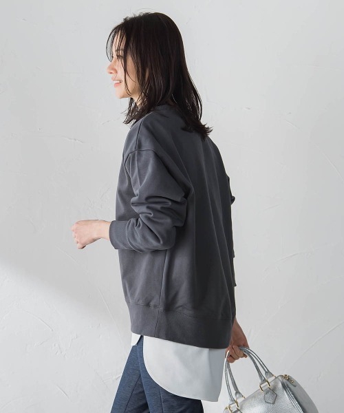 LAUTREAMONT(ロートレアモン)の「【WEB限定】バックプレートカットソー(Tシャツ/カットソー・レディース・チャコールグレー/ブルー/アイボリー/ベージュ・9号/11号)」の12枚目の写真
