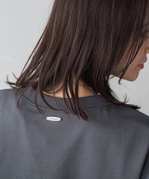 LAUTREAMONT(ロートレアモン)の「【WEB限定】バックプレートカットソー(Tシャツ/カットソー・レディース・チャコールグレー/ブルー/アイボリー/ベージュ・9号/11号)」の11枚目の写真