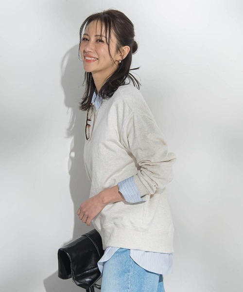 LAUTREAMONT(ロートレアモン)の「【WEB限定】バックプレートカットソー(Tシャツ/カットソー・レディース・チャコールグレー/ブルー/アイボリー/ベージュ・9号/11号)」の18枚目の写真