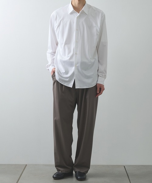 KANEMASA PHIL.(カネマサフィル)の「【KANEMASA PHIL./カネマサフィル】46G Modest Shirt(シャツ/ブラウス・メンズ・ホワイト/イエロー/チャコールグレー/サックスブルー/ブラック・M/L)」の13枚目の写真