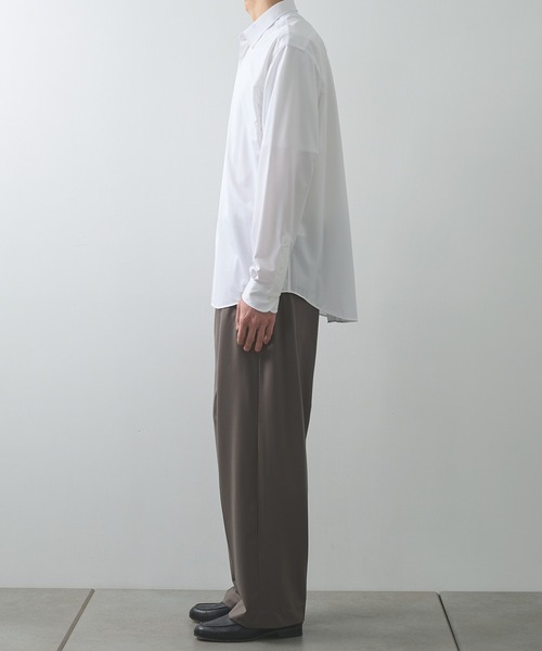 KANEMASA PHIL.(カネマサフィル)の「【KANEMASA PHIL./カネマサフィル】46G Modest Shirt(シャツ/ブラウス・メンズ・ホワイト/イエロー/チャコールグレー/サックスブルー/ブラック・M/L)」の14枚目の写真