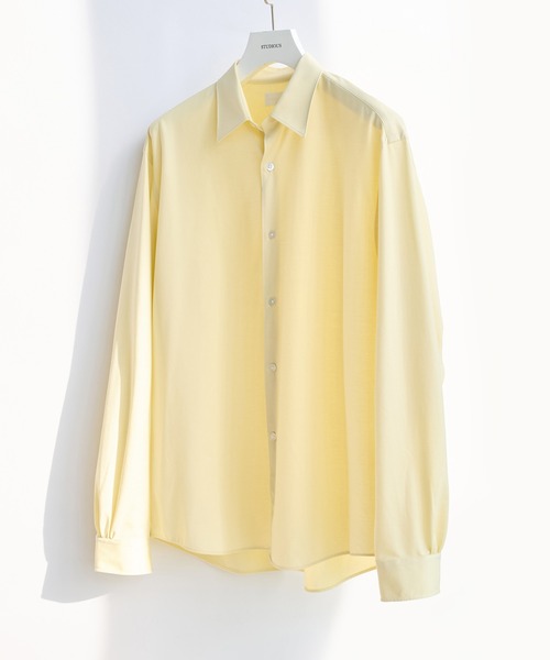 KANEMASA PHIL.(カネマサフィル)の「【KANEMASA PHIL./カネマサフィル】46G Modest Shirt(シャツ/ブラウス・メンズ・ホワイト/イエロー/チャコールグレー/サックスブルー/ブラック・M/L)」の12枚目の写真