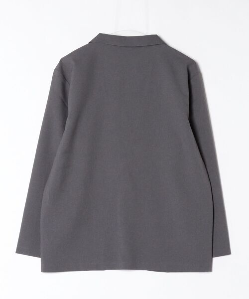 soglia(ソリア)の「soglia/ソリア RELAXING MELANGE JACKET(テーラードジャケット・レディース・グレー/チャコールグレー・S)」の7枚目の写真