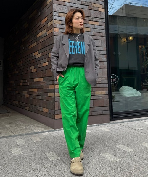 soglia(ソリア)の「soglia/ソリア RELAXING MELANGE JACKET(テーラードジャケット・レディース・グレー/チャコールグレー・S)」の21枚目の写真