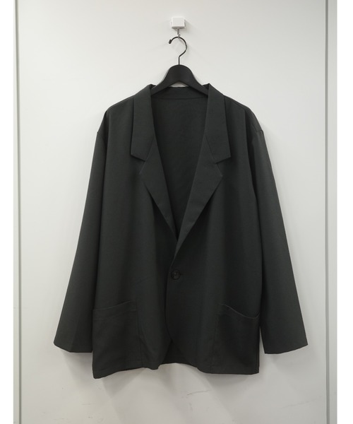 soglia(ソリア)の「soglia/ソリア RELAXING MELANGE JACKET(テーラードジャケット・レディース・グレー/チャコールグレー・S)」の3枚目の写真