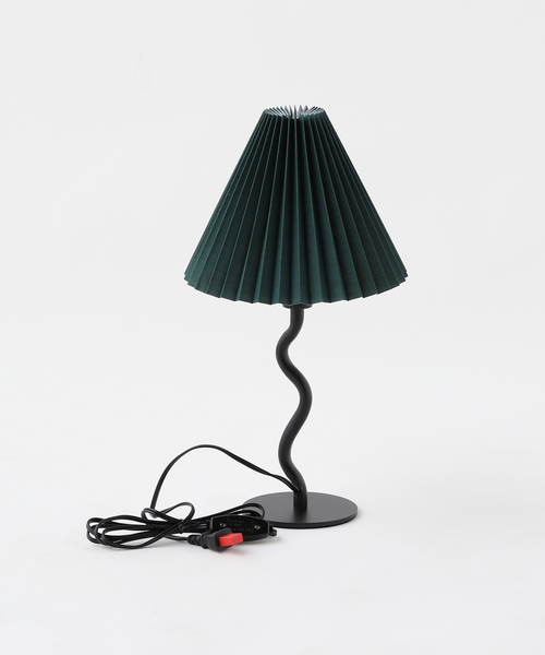 journal standard Furniture (ジャーナルスタンダードファニチャー)の「WAVY TABLE LAMP COLOR ウェービー テーブル ランプ(照明・レディース・グリーン・FREE)」の4枚目の写真