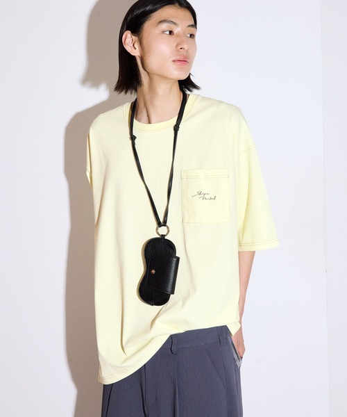 LAKOLE（ラコレ）の「【接触冷感】シックフェードT / 638902（Tシャツ/カットソー・メンズ・ブラック/ブルー/グリーン/ホワイト/ボルドー/イエロー・MEDIUM/X-LARGE/LARGE）」の5枚目の写真