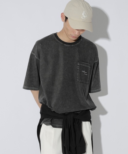 LAKOLE（ラコレ）の「【接触冷感】シックフェードT / 638902（Tシャツ/カットソー・メンズ・ブラック/ブルー/グリーン/ホワイト/ボルドー・MEDIUM/X-LARGE/LARGE）」の3枚目の写真