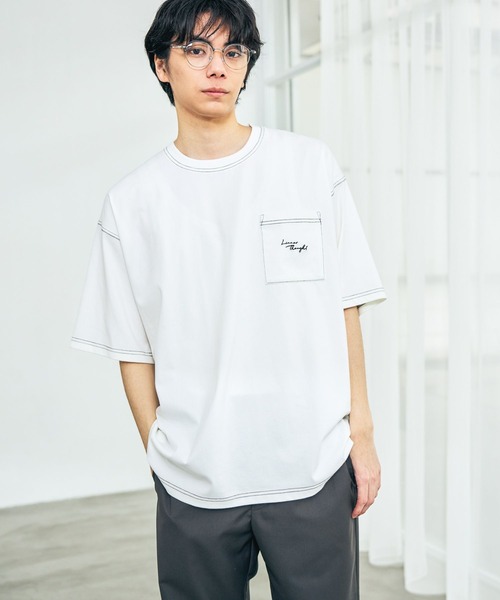 LAKOLE（ラコレ）の「【接触冷感】シックフェードT / 638902（Tシャツ/カットソー・メンズ・ブラック/ブルー/グリーン/ホワイト/ボルドー・MEDIUM/X-LARGE/LARGE）」の21枚目の写真