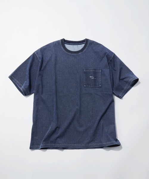 LAKOLE（ラコレ）の「【接触冷感】シックフェードT / 638902（Tシャツ/カットソー・メンズ・ブラック/ブルー/グリーン/ホワイト/ボルドー/イエロー・MEDIUM/X-LARGE/LARGE）」の22枚目の写真