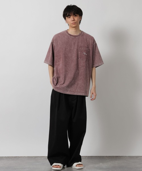 LAKOLE（ラコレ）の「【接触冷感】シックフェードT / 638902（Tシャツ/カットソー・メンズ・ブラック/ブルー/グリーン/ホワイト/ボルドー・MEDIUM/X-LARGE/LARGE）」の6枚目の写真