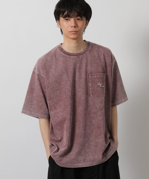 LAKOLE（ラコレ）の「【接触冷感】シックフェードT / 638902（Tシャツ/カットソー・メンズ・ブラック/ブルー/グリーン/ホワイト/ボルドー・MEDIUM/X-LARGE/LARGE）」の7枚目の写真