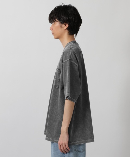 LAKOLE（ラコレ）の「【接触冷感】シックフェードT / 638902（Tシャツ/カットソー・メンズ・ブラック/ブルー/グリーン/ホワイト/ボルドー・MEDIUM/X-LARGE/LARGE）」の9枚目の写真