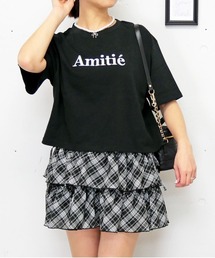 FUN（ファン）の「ロゴシシュウT（Tシャツ/カットソー）」