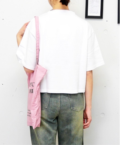 FUN(ファン)の「ロゴシシュウT(Tシャツ/カットソー・レディース・ブラック/オフホワイト/レッド・FREE)」の5枚目の写真