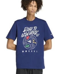 【別注】アディダス adidas FIFA WC ロード・トゥ・NY NJ グラフィック Tシャツ 限定コラボ
