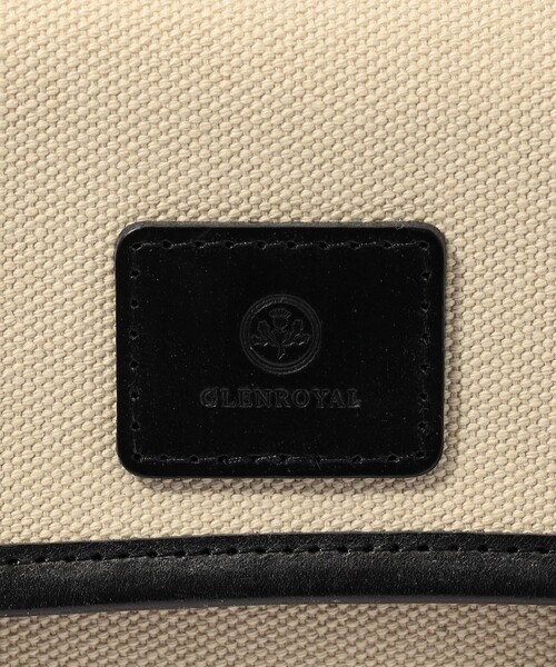 GLENROYAL(グレンロイヤル)の「GLENROYAL ブライドルレザー×キャンバス サッチェルバッグ(ショルダーバッグ・メンズ・ブラウン系その他/ブラック系その他・FREE)」の10枚目の写真