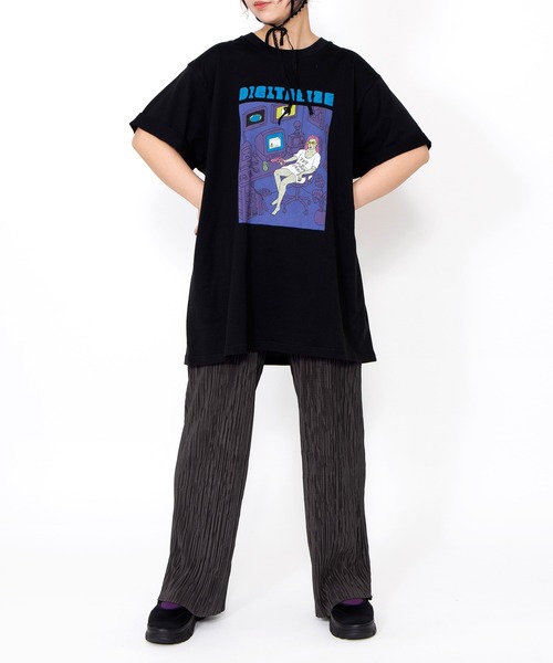 PUNYUS(プニュズ)の「セルフカットプリーツパンツ(その他パンツ・レディース・ダークグリーン/ブラック/パープル/スミクロ/オレンジ系その他・2/1/5/4/3)」の13枚目の写真