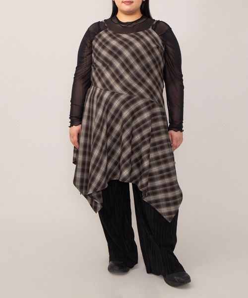 PUNYUS(プニュズ)の「セルフカットプリーツパンツ(その他パンツ・レディース・ダークグリーン/ブラック/パープル/スミクロ/オレンジ系その他・2/1/5/4/3)」の17枚目の写真