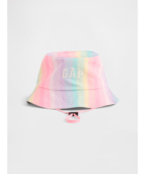 GAP(ギャップ)の「タイダイ柄 GAPロゴ バケットハット (幼児・ベビー)(ハット・キッズ・マルチ・0-6M/6-12M/12-24M/2-3 YRS)」の1枚目の写真