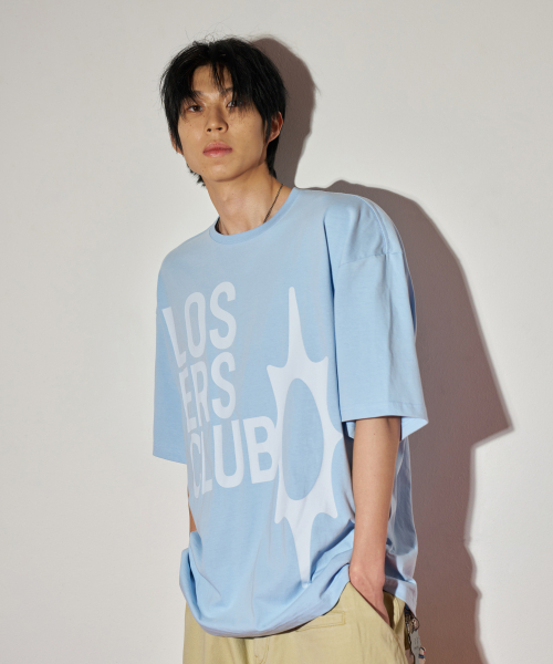 LOSERS CLUB(ルーザーズクラブ)の「ロゴ半袖Tシャツスカイブルー(Tシャツ/カットソー・レディース・その他・MEDIUM/LARGE)」の1枚目の写真