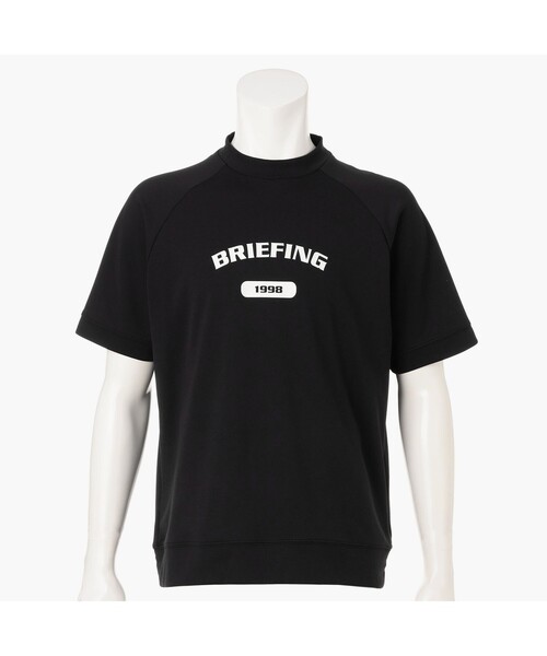 BRIEFING(ブリーフィング)の「【BRIEFING GOLF/ブリーフィングゴルフ】MEN’S COLLEGE LOGO HIGHNECK RF(Tシャツ/カットソー・メンズ・ホワイト/グレー/ネイビー/ブラック・L/M/S)」の2枚目の写真