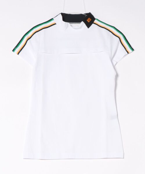 Loudmouth（ラウドマウス）の「【Loudmouth:ラウドマウス】レディースモックネックシャツ　ゴルフ（シャツ/ブラウス・レディース・ブラック/レッド/ホワイト/ライトグリーン・MEDIUM/LARGE/LL/SMALL）」の12枚目の写真