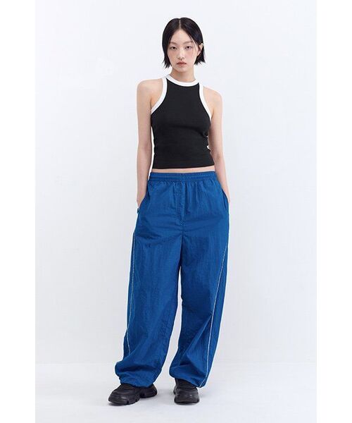 MUSINSA STANDARD WOMAN（ムシンサスタンダードウーマン）の「ウィメンズリンガーレーサーバックタンクトップ[ブラック/ホワイト]（Tシャツ/カットソー・レディース・その他・SMALL/MEDIUM/LARGE/X-SMALL）」の7枚目の写真
