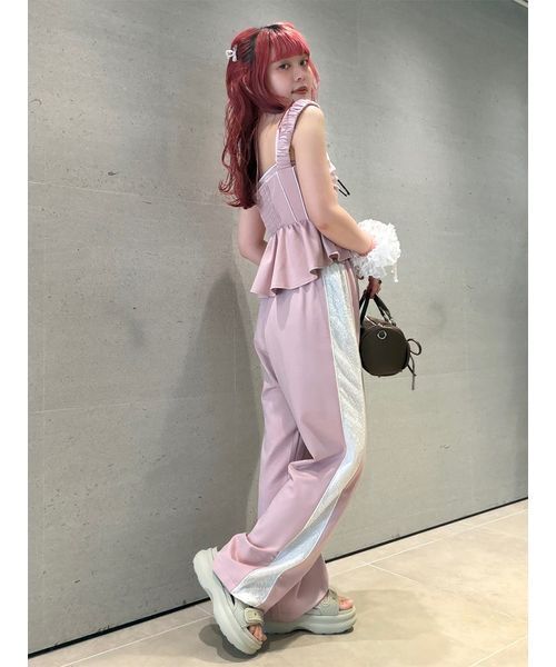 FURFUR（ファーファー）の「ユニフォームムードトラックパンツ（その他パンツ・レディース・ブルー/ピンク/ブラック・F）」の15枚目の写真