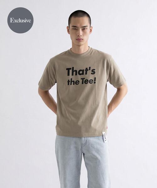THE GOODLAND MARKET（ザグッドランドマーケット）の「『一部別注カラー』That’s　THE TEE THATS（Tシャツ/カットソー・メンズ・ブラック/ホワイト/ベージュ・X-LARGE/LARGE/MEDIUM）」の3枚目の写真