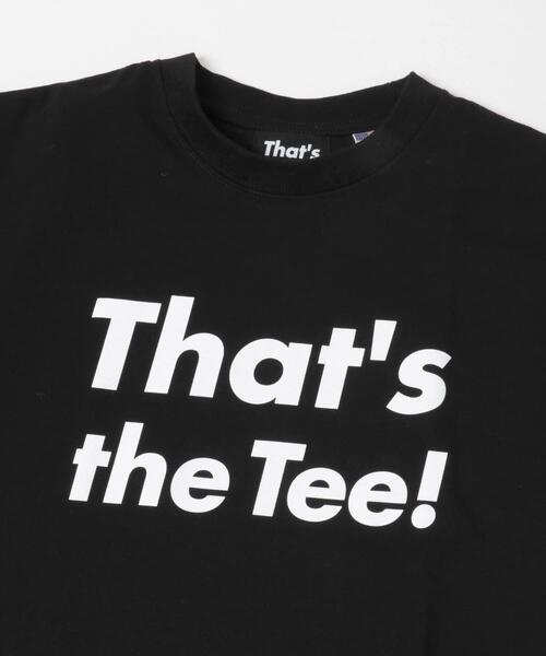 THE GOODLAND MARKET（ザグッドランドマーケット）の「『一部別注カラー』That’s　THE TEE THATS（Tシャツ/カットソー・メンズ・ブラック/ホワイト/ベージュ・X-LARGE/LARGE/MEDIUM）」の9枚目の写真