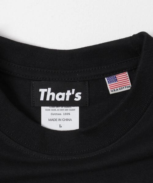 THE GOODLAND MARKET（ザグッドランドマーケット）の「『一部別注カラー』That’s　THE TEE THATS（Tシャツ/カットソー・メンズ・ブラック/ホワイト/ベージュ・X-LARGE/LARGE/MEDIUM）」の15枚目の写真