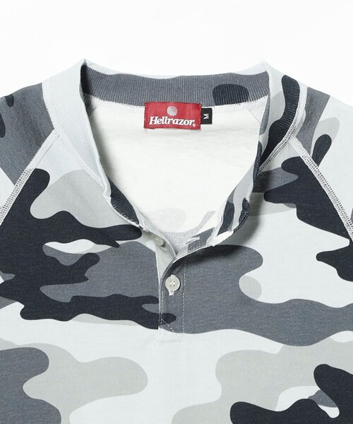 Hellrazor(ヘルレイザー)の「HELLRAZOR / HENRY RAGLAN LS SHIRT(Tシャツ/カットソー・メンズ・その他・XL/L/M)」の3枚目の写真