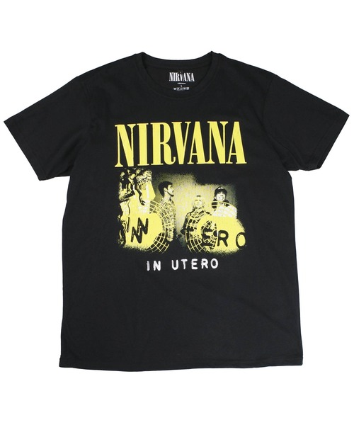 ROCK-OFF(ロックオフ)の「【ROCK-OFF】【PREMIUM】NIRVANA UTERO BAND PHOT T-SHIRTS(Tシャツ/カットソー・メンズ・ブラック・LARGE/X-LARGE)」の2枚目の写真