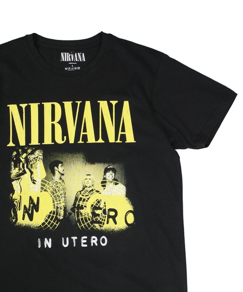 ROCK-OFF(ロックオフ)の「【ROCK-OFF】【PREMIUM】NIRVANA UTERO BAND PHOT T-SHIRTS(Tシャツ/カットソー・メンズ・ブラック・LARGE/X-LARGE)」の3枚目の写真