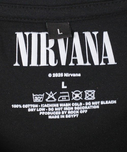 ROCK-OFF(ロックオフ)の「【ROCK-OFF】【PREMIUM】NIRVANA UTERO BAND PHOT T-SHIRTS(Tシャツ/カットソー・メンズ・ブラック・LARGE/X-LARGE)」の8枚目の写真