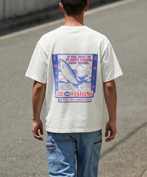 GRIP SWANY(グリップスワニー)の「【GSMCT-200】Forever Fishing Tee(Tシャツ/カットソー・メンズ・ホワイト/ブラック・XL/L/M/S/XXL)」の12枚目の写真