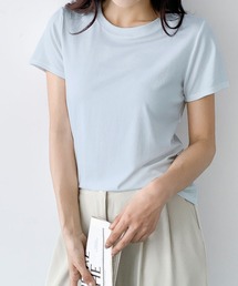 【シルクタッチ / 伸縮性】吸湿性に優れたリヨセル素材。ベーシックTシャツ(M・L)