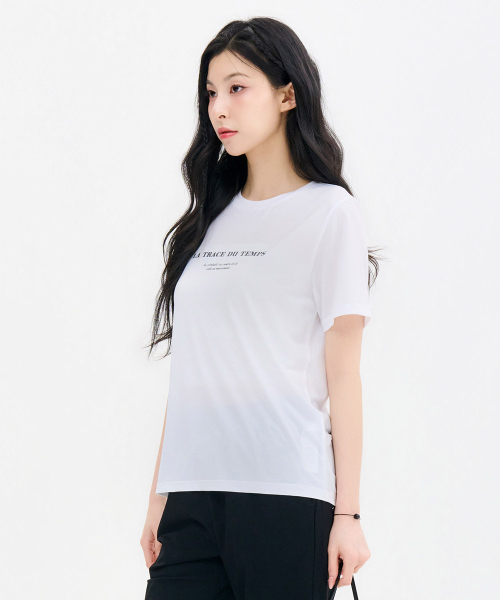 CHASECULT(チェイスカルト)の「レディース エッセンシャルアイスTシャツ-FBZG5851C01(Tシャツ/カットソー・レディース・ホワイト・85/90/95)」の2枚目の写真