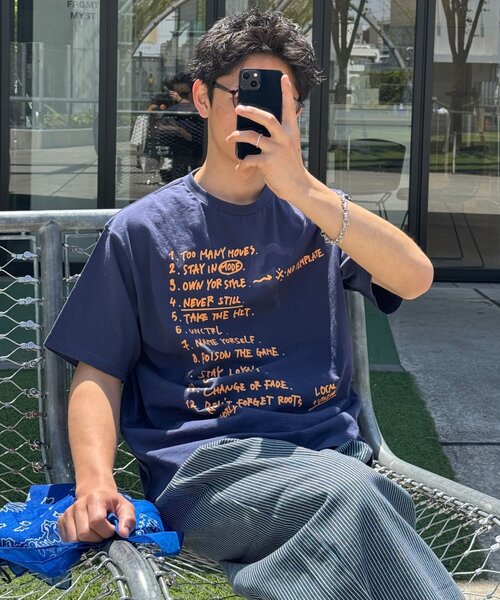 CIAOPANIC(チャオパニック)の「ルールグラフィックTシャツ(Tシャツ/カットソー・レディース・チャコールグレー/ネイビー/ホワイト・LARGE/MEDIUM)」の3枚目の写真