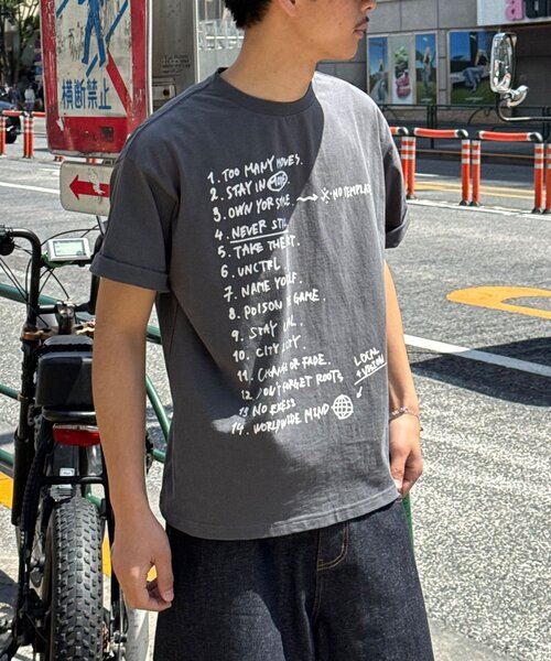 CIAOPANIC(チャオパニック)の「ルールグラフィックTシャツ(Tシャツ/カットソー・レディース・チャコールグレー/ネイビー/ホワイト・LARGE/MEDIUM)」の19枚目の写真