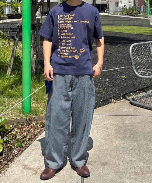 CIAOPANIC(チャオパニック)の「ルールグラフィックTシャツ(Tシャツ/カットソー・レディース・チャコールグレー/ネイビー/ホワイト・LARGE/MEDIUM)」の11枚目の写真