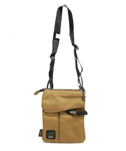 AS2OV(アッソブ)の「【AS2OV/アッソブ】 330×1000D CORDURA STANDARD SERIES SACOCHE / サコッシュ(ショルダーバッグ・メンズ・ネイビー/キャメル/チョコ/カーキ/ブラック/グレー・FREE)」の6枚目の写真