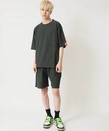 ARCADE（アーケード）の「COOL UVカット 速乾 冷感 T400 アクティブ上下セットアップ 半袖Tシャツ&ハーフパンツ PRIMAL POINT（ルームウェア/パジャマ）」