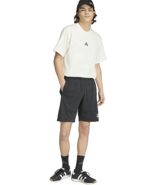 adidas(アディダス)の「adidas アディダス バービージ スクリプト オーバーサイズ グラフィック Tシャツ(Tシャツ/カットソー・メンズ・ダークグレー/オフホワイト・S/M/L/LL/3L)」の4枚目の写真