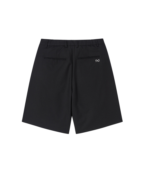 Beyond Closet（-）の「[COLLECTION LINE] ラックスブレンドファブリックハーフパンツブラック（その他パンツ・メンズ・その他・MEDIUM/LARGE）」の3枚目の写真