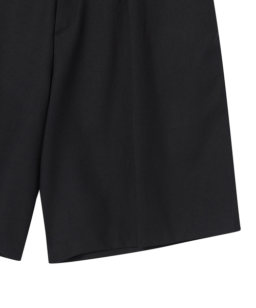 Beyond Closet（-）の「[COLLECTION LINE] ラックスブレンドファブリックハーフパンツブラック（その他パンツ・メンズ・その他・MEDIUM/LARGE）」の5枚目の写真