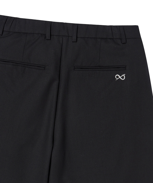 Beyond Closet（-）の「[COLLECTION LINE] ラックスブレンドファブリックハーフパンツブラック（その他パンツ・メンズ・その他・MEDIUM/LARGE）」の6枚目の写真
